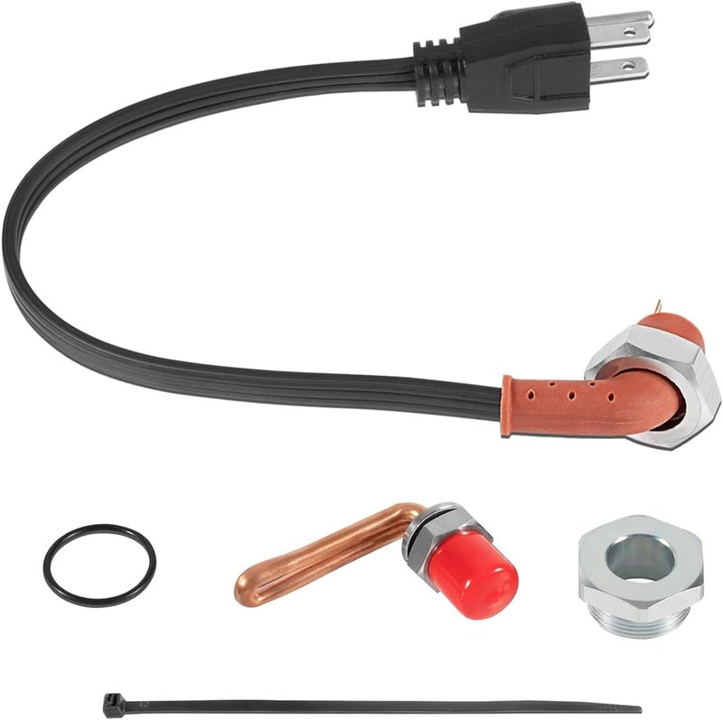 YCCOREE Replace for DZ102076 RE227949 Engine Coolant Heater Kit, Engine Block Heater Kit with Power Cord Fits for John Deere Tractors - Image 1